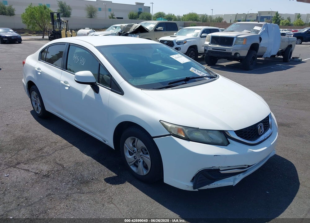 2013 HONDA CIVIC LX VIN: 19XFB2F55DE266467