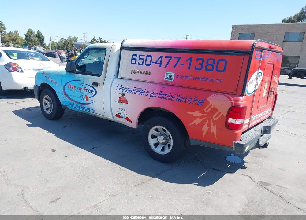 2009 FORD RANGER VIN: 1FTYR10D39PA25786