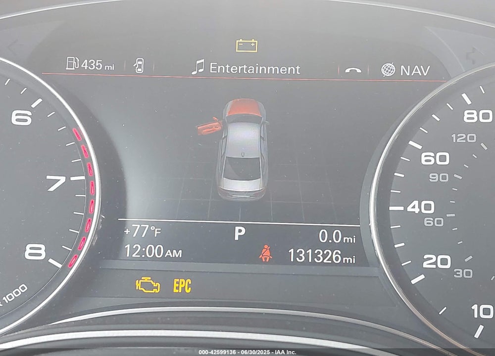 2012 AUDI A6 VIN: WAUBGAFC7CN007334