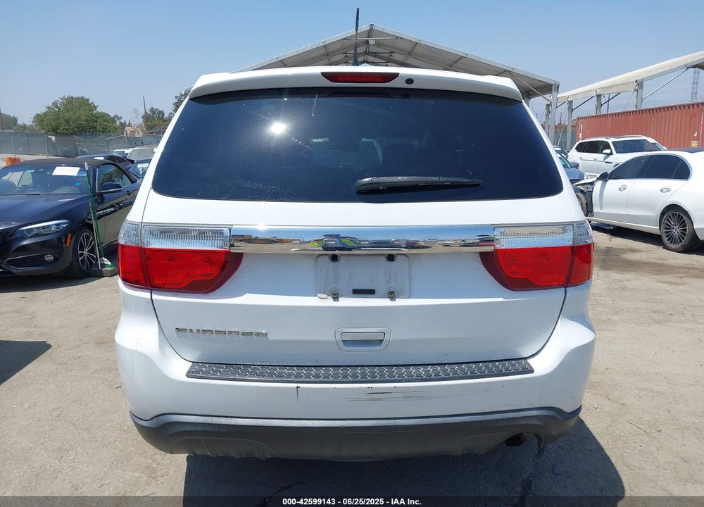 2013 DODGE DURANGO VIN: 1C4RDHAG0DC669587