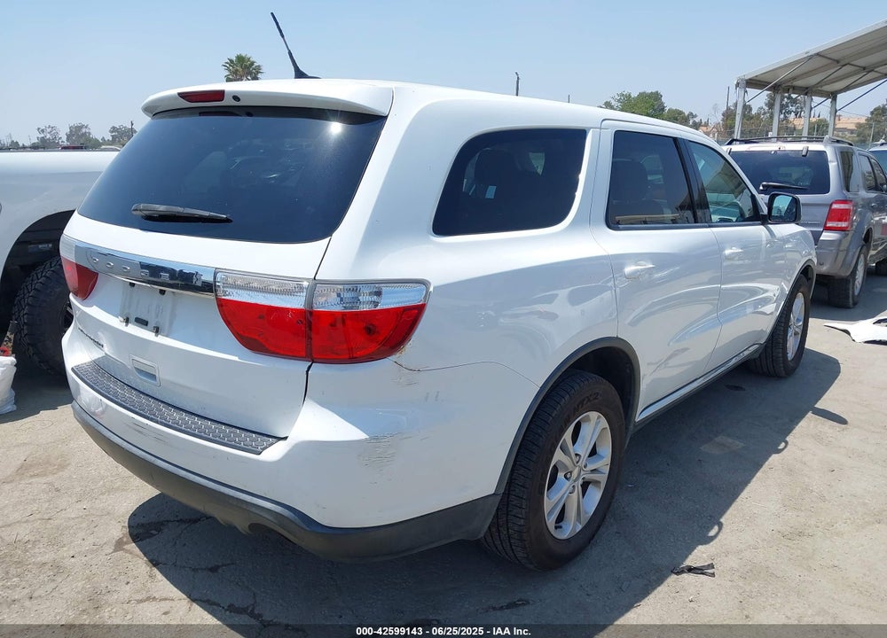 2013 DODGE DURANGO VIN: 1C4RDHAG0DC669587