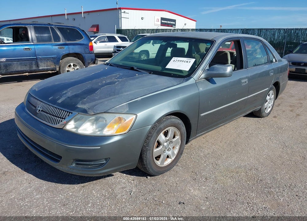2000 TOYOTA AVALON VIN: 4T1BF28B3YU052666