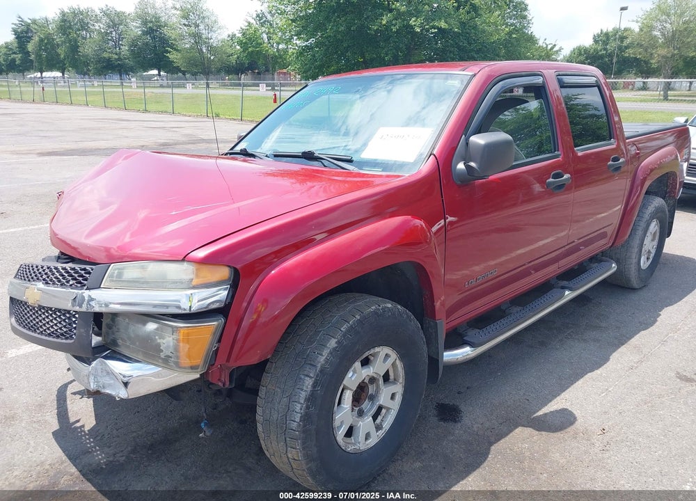 2005 CHEVROLET COLORADO VIN: 1GCDT136358208297