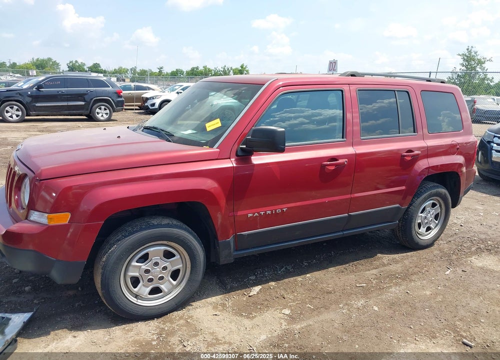 2016 JEEP PATRIOT VIN: 1C4NJRBB3GD546283
