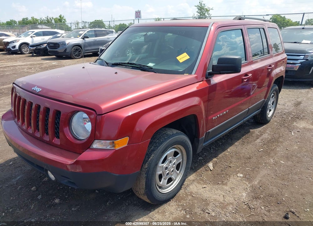 2016 JEEP PATRIOT VIN: 1C4NJRBB3GD546283