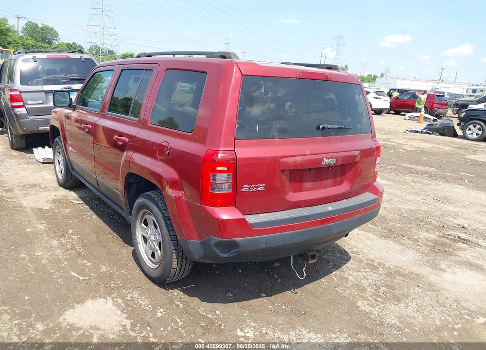 2016 JEEP PATRIOT VIN: 1C4NJRBB3GD546283