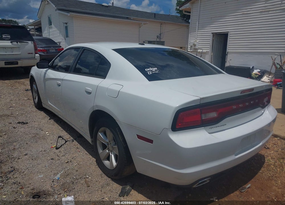2012 DODGE CHARGER VIN: 2C3CDXBG8CH128656