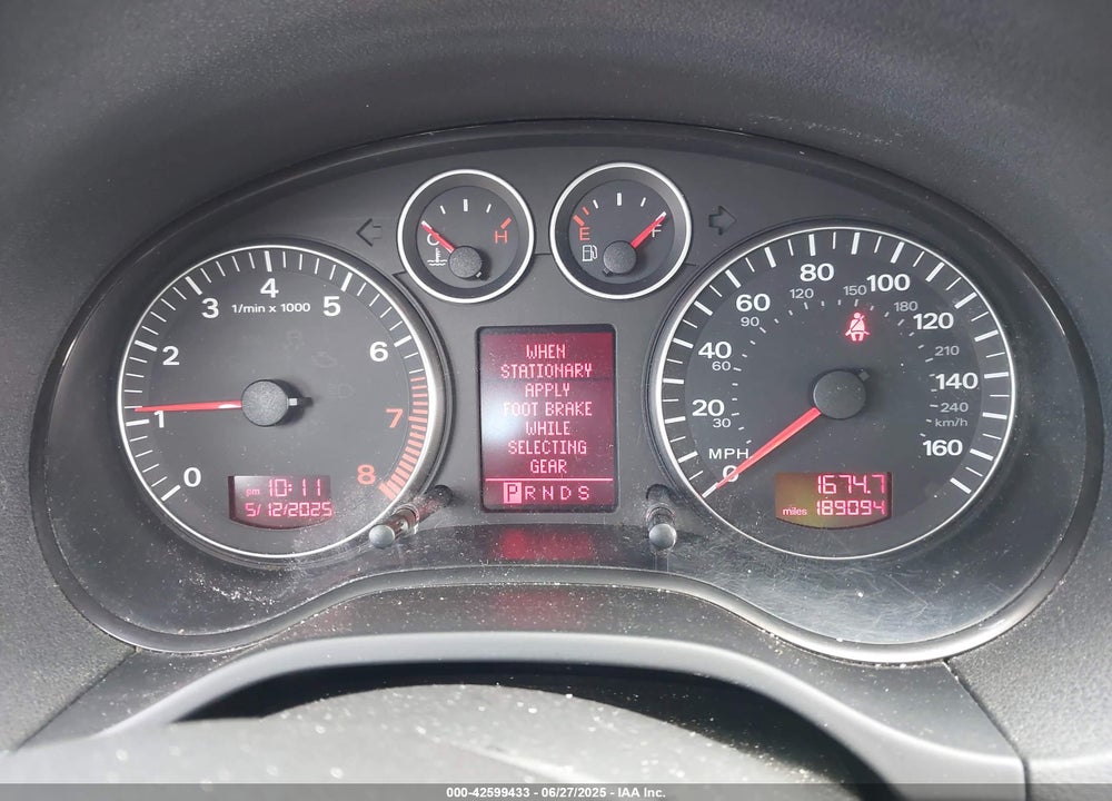 2006 AUDI A3 VIN: WAUNF78P16A107914