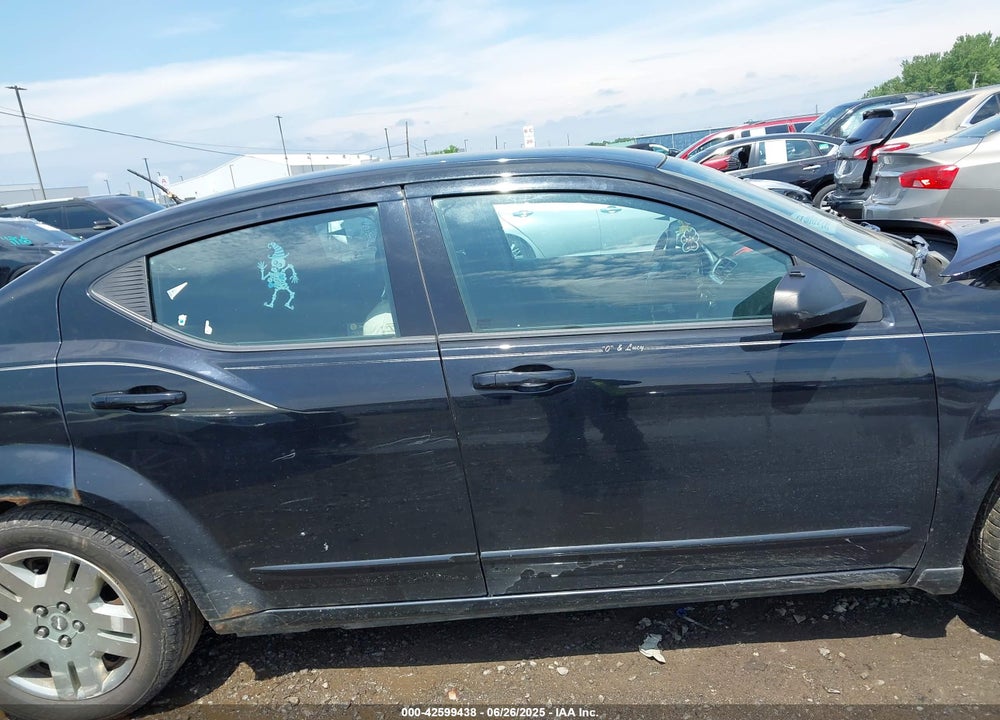 2013 DODGE AVENGER VIN: 1C3CDZAB2DN588955