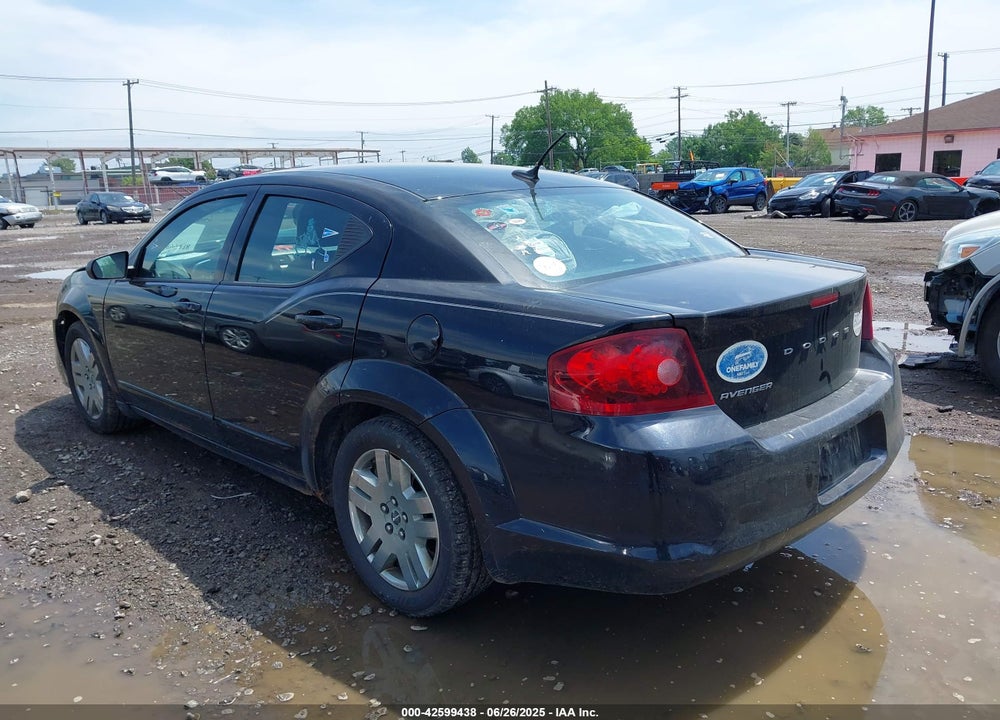 2013 DODGE AVENGER VIN: 1C3CDZAB2DN588955