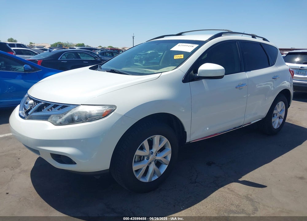 2014 NISSAN MURANO VIN: JN8AZ1MUXEW406230