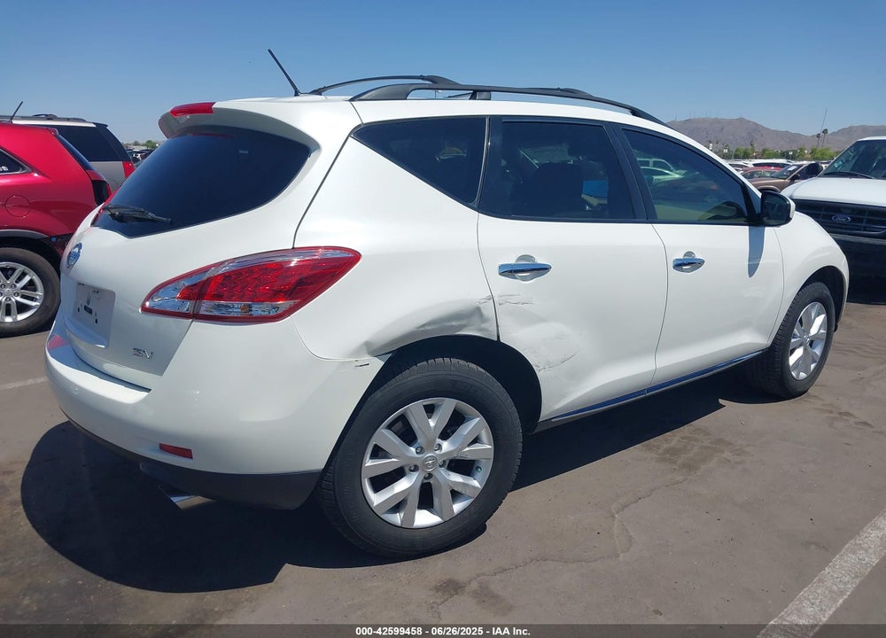 2014 NISSAN MURANO VIN: JN8AZ1MUXEW406230