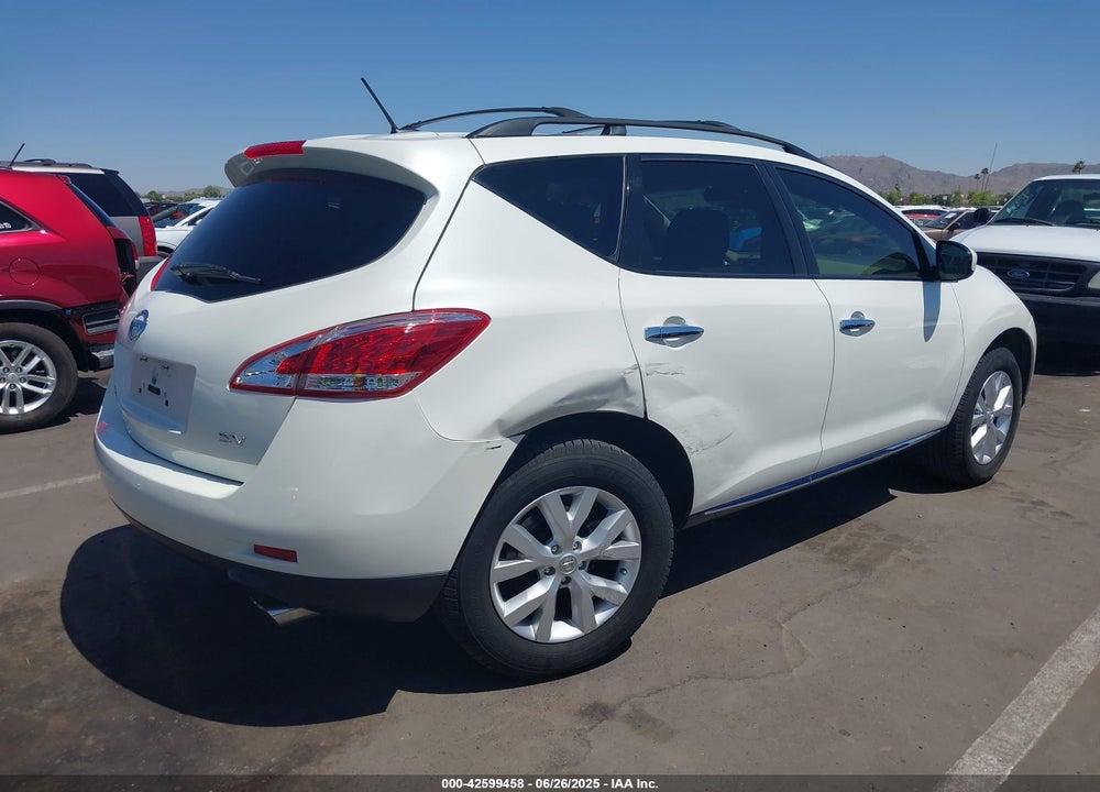 2014 NISSAN MURANO VIN: JN8AZ1MUXEW406230
