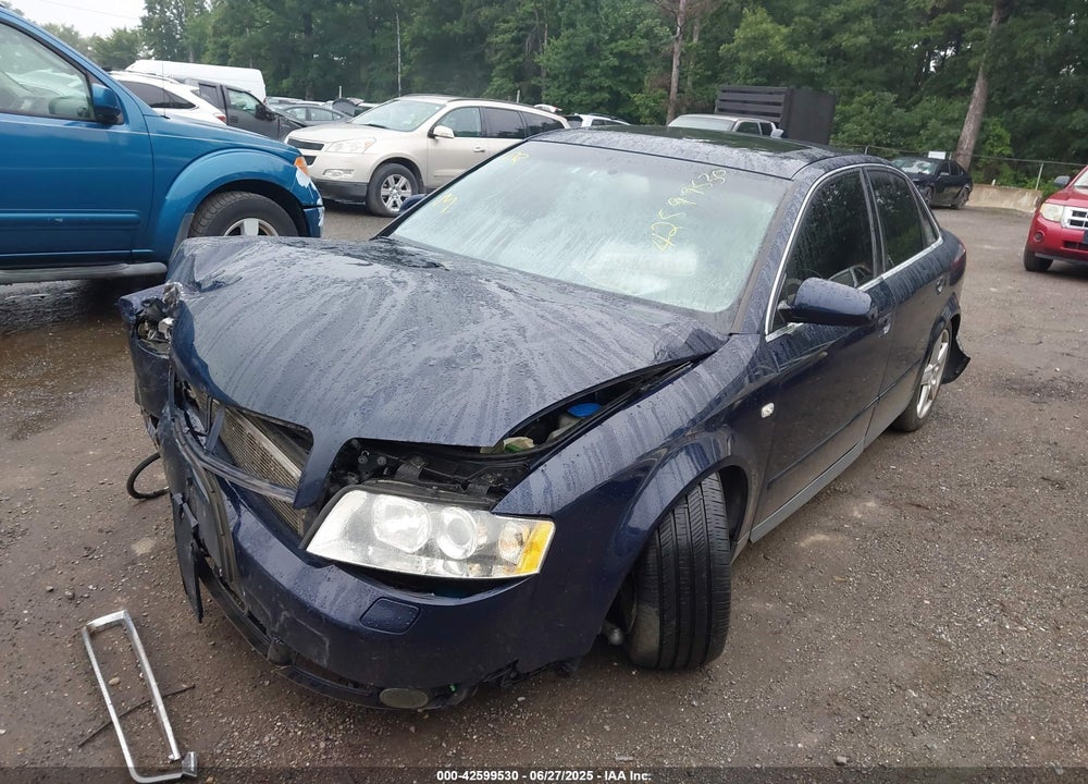 2004 AUDI A4 3.0 VIN: WAULT68E74A083981
