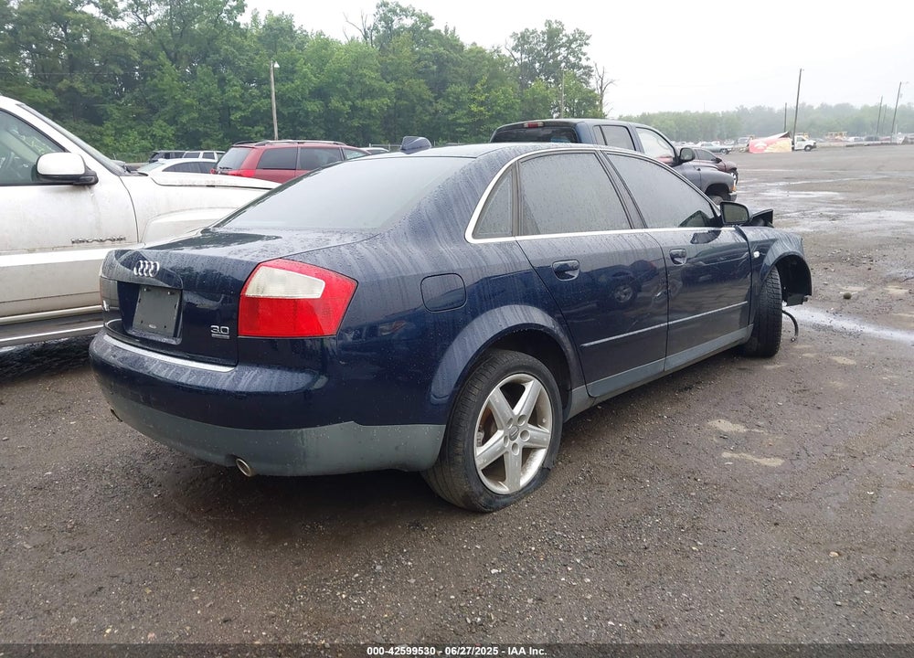 2004 AUDI A4 3.0 VIN: WAULT68E74A083981