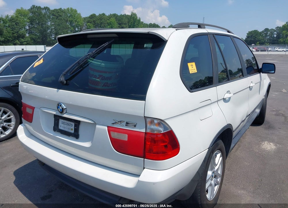 2004 BMW X5 3.0I VIN: 5UXFA13514LU39490