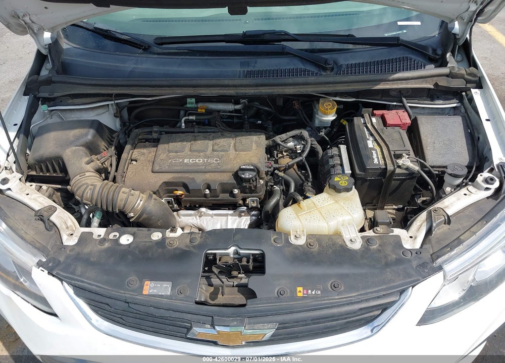2020 CHEVROLET SONIC VIN: 1G1JG6SB1L4115200