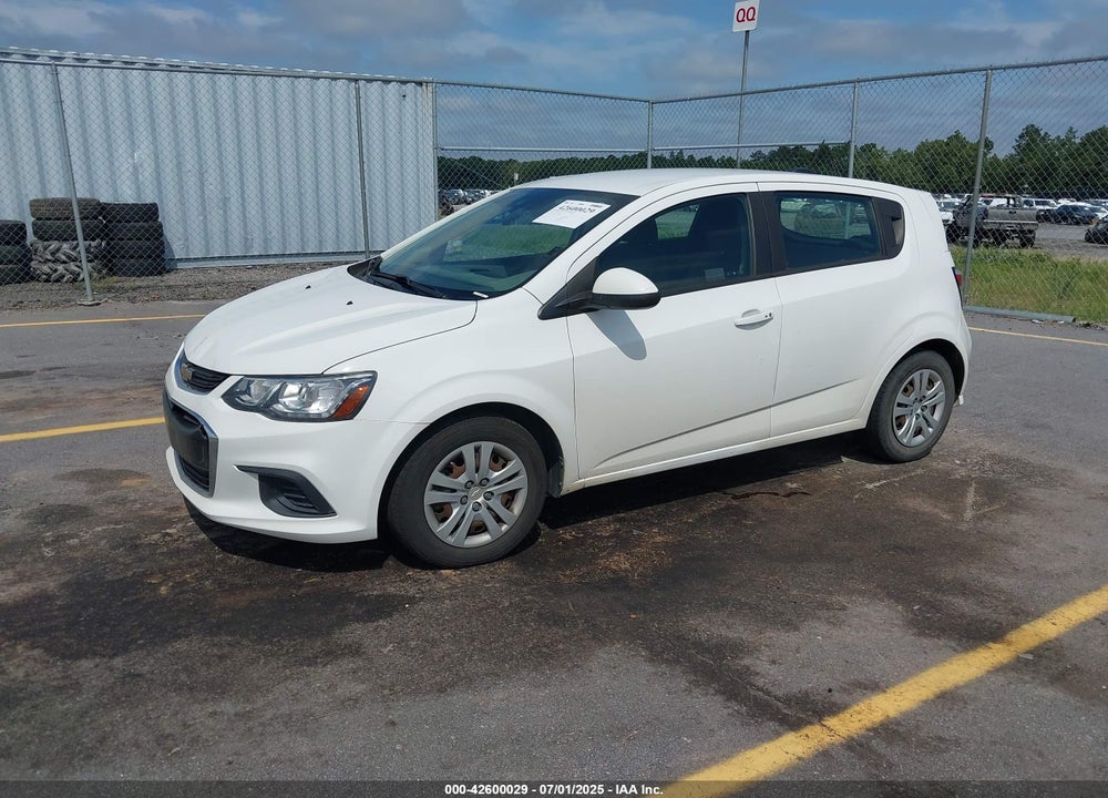 2020 CHEVROLET SONIC VIN: 1G1JG6SB1L4115200