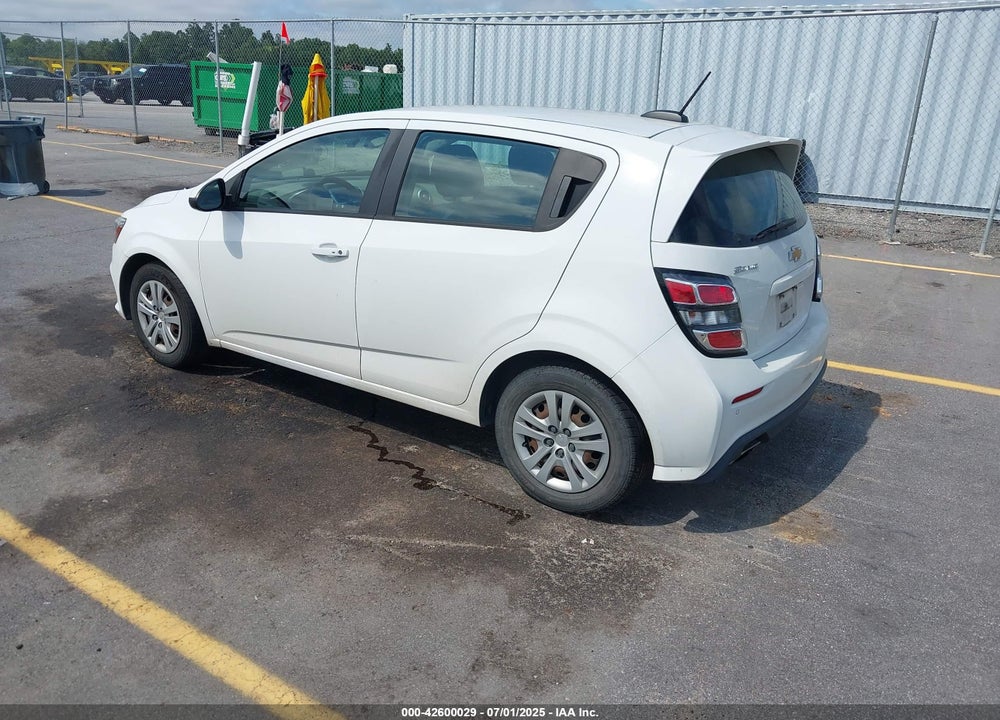 2020 CHEVROLET SONIC VIN: 1G1JG6SB1L4115200