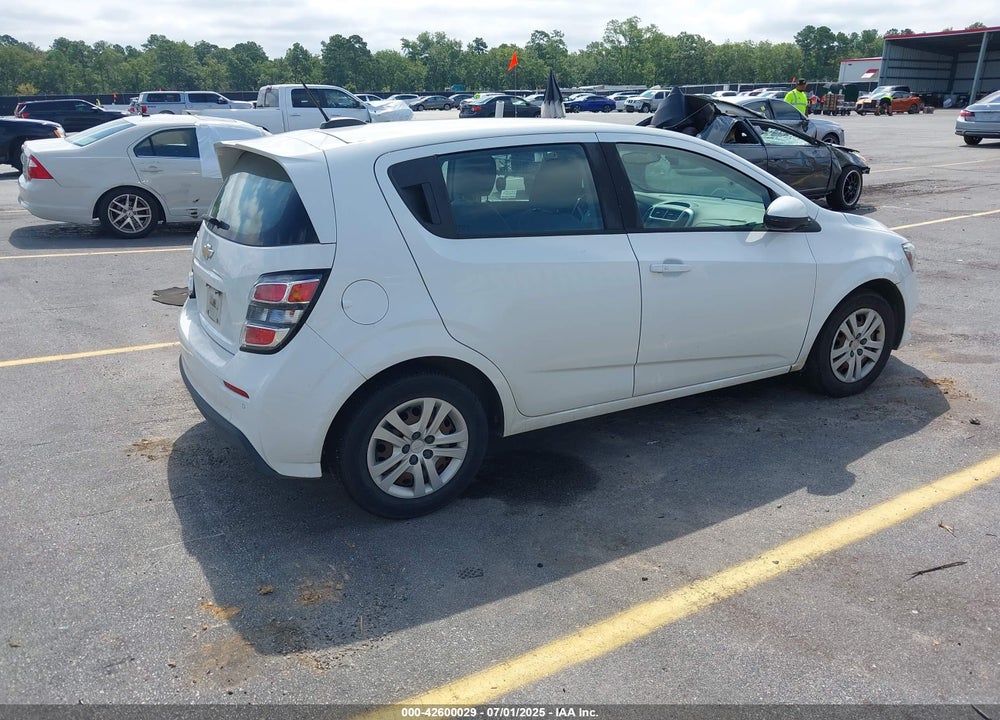 2020 CHEVROLET SONIC VIN: 1G1JG6SB1L4115200