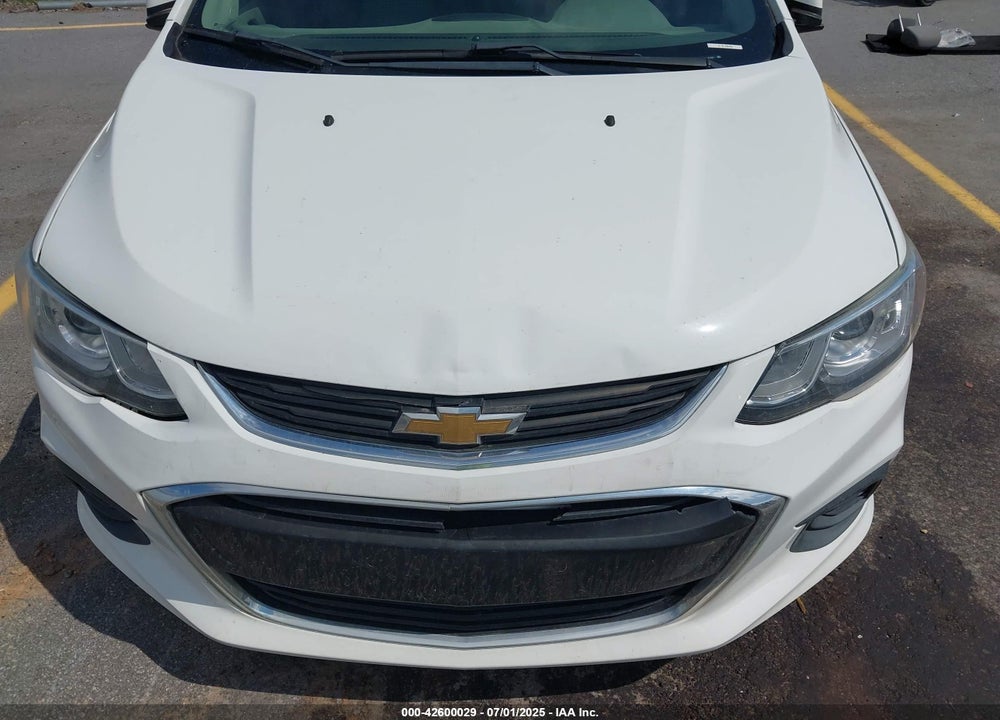 2020 CHEVROLET SONIC VIN: 1G1JG6SB1L4115200