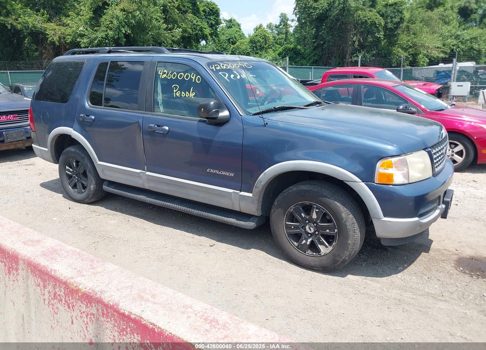 2002 FORD EXPLORER XLT VIN: 1FMZU73E62ZA22171