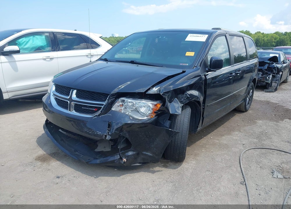 2017 DODGE GRAND CARAVAN SXT VIN: 2C4RDGCG4HR860434