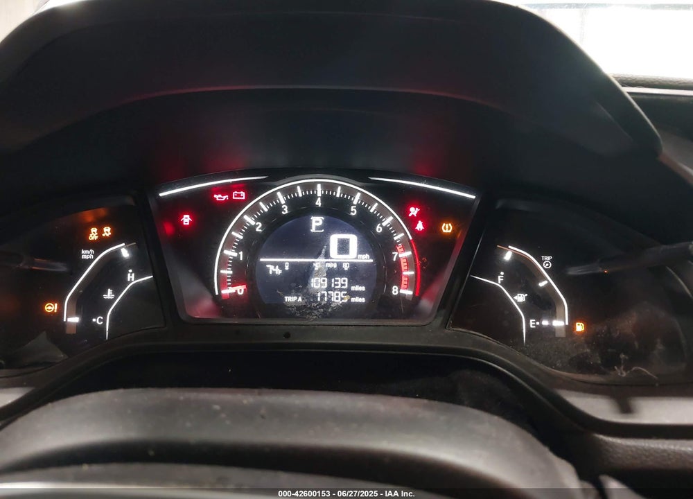 2016 HONDA CIVIC VIN: 19XFC2F57GE220706