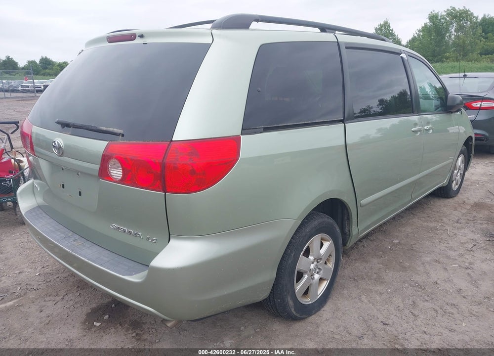 2008 TOYOTA SIENNA LE VIN: 5TDZK23C08S134860