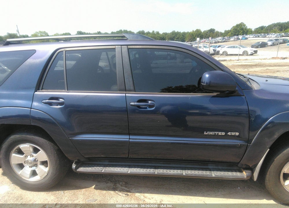 2005 TOYOTA 4RUNNER LIMITED V8 VIN: JTEBT17R358024498