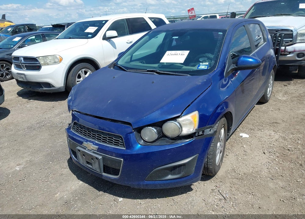 2012 CHEVROLET SONIC VIN: 1G1JC6SH6C4222680