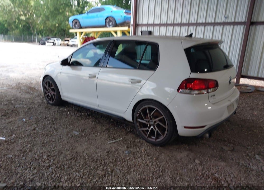 2012 VOLKSWAGEN GTI VIN: WVWHD7AJ7CW086898