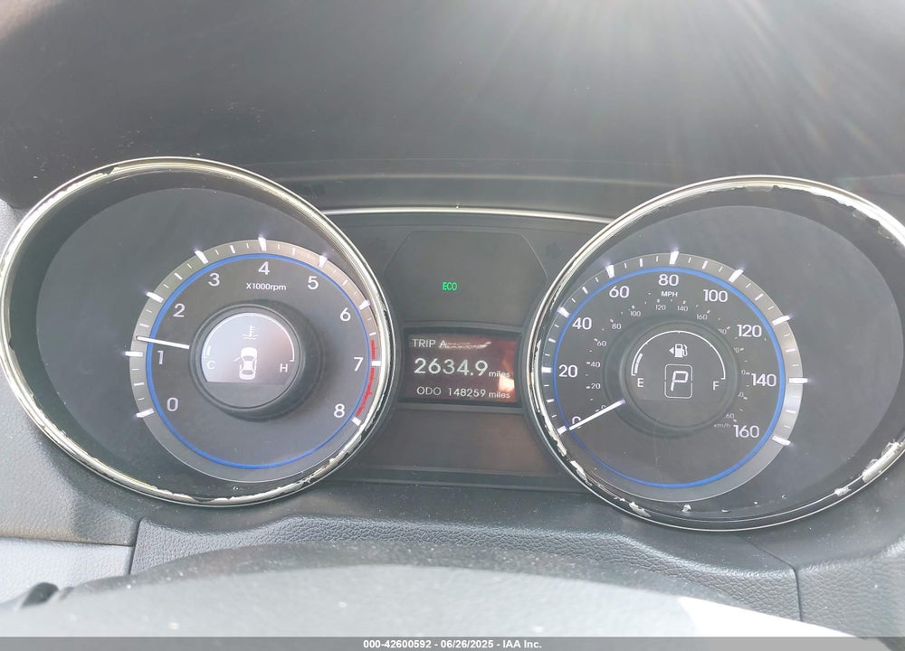 2013 HYUNDAI SONATA VIN: 5NPEB4AC2DH731621