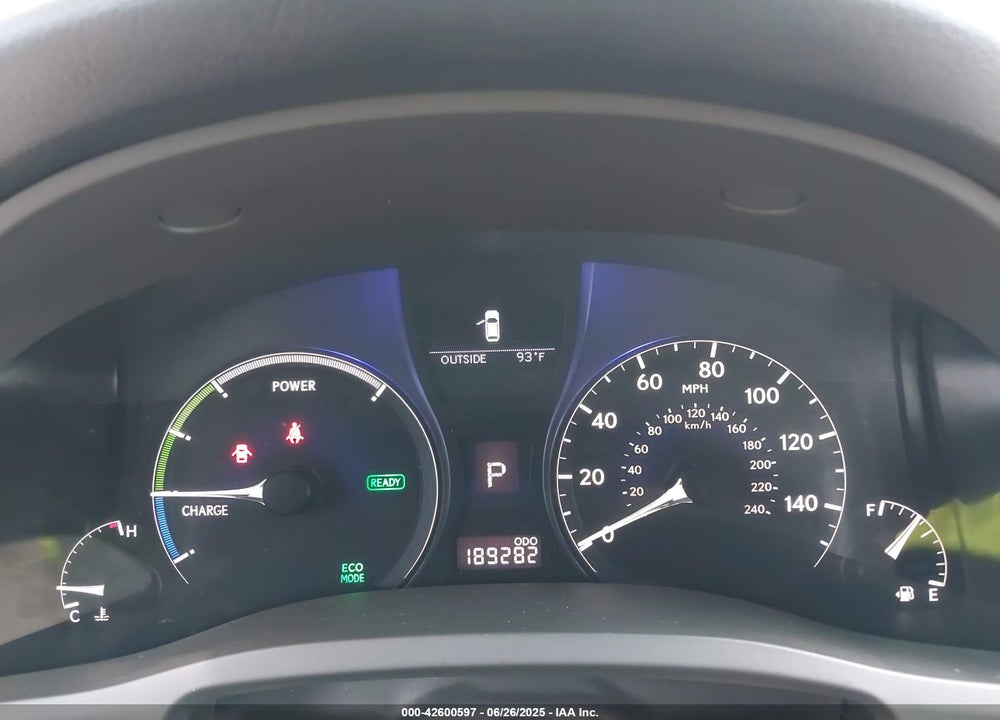 2010 LEXUS RX 450H VIN: JTJBC1BA4A2405275