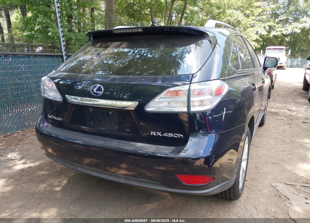2010 LEXUS RX 450H VIN: JTJBC1BA4A2405275