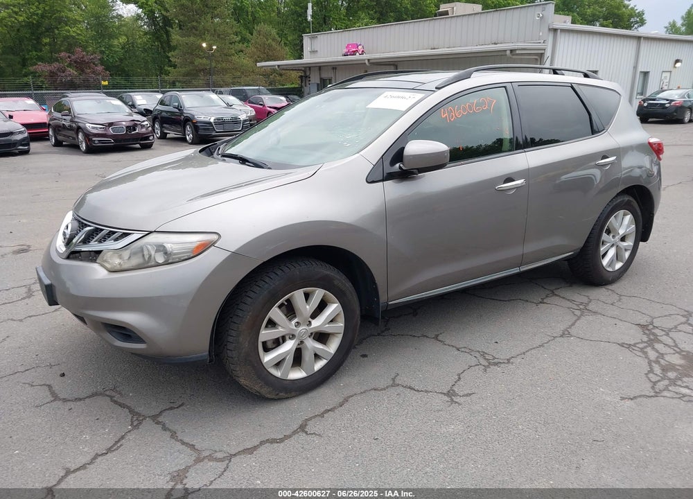 2012 NISSAN MURANO SL VIN: JN8AZ1MW0CW221182