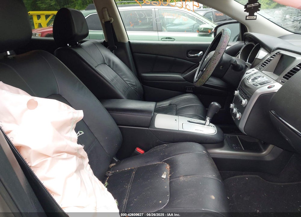 2012 NISSAN MURANO SL VIN: JN8AZ1MW0CW221182