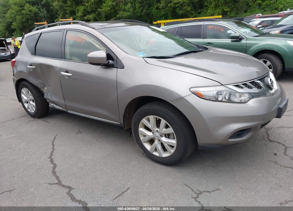 2012 NISSAN MURANO SL VIN: JN8AZ1MW0CW221182