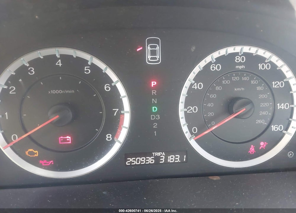 2012 HONDA ACCORD VIN: 1HGCP2F87CA070497