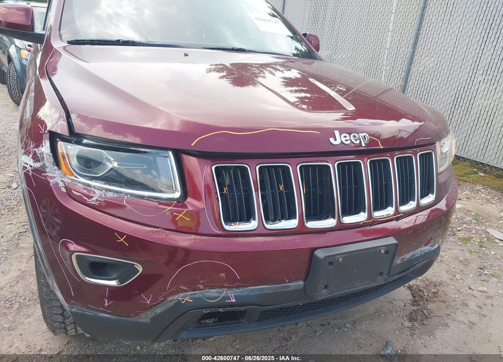 2016 JEEP GRAND CHEROKEE VIN: 1C4RJFAG8GC318878