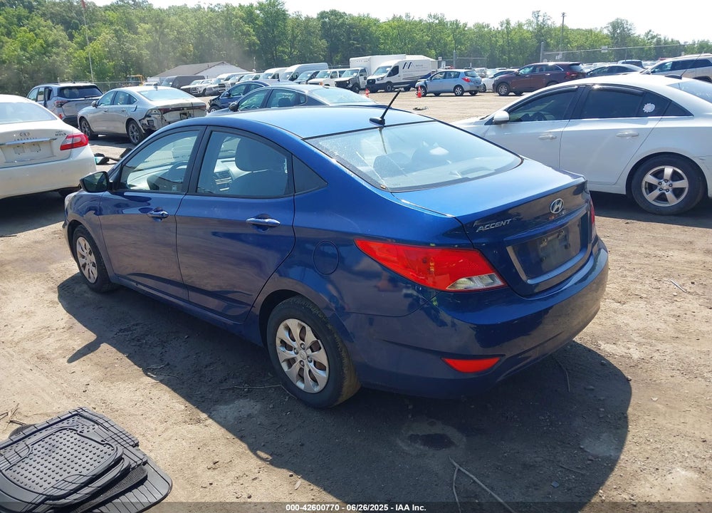 2016 HYUNDAI ACCENT VIN: KMHCT4AE1GU036073