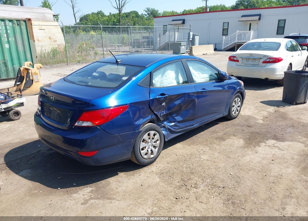 2016 HYUNDAI ACCENT VIN: KMHCT4AE1GU036073