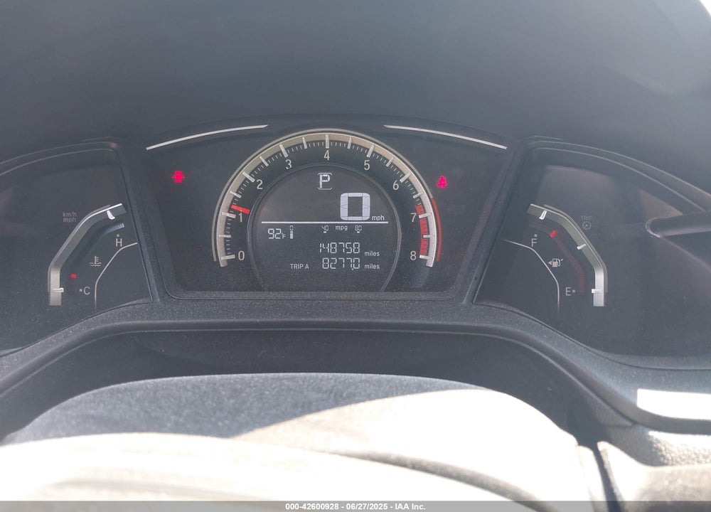 2017 HONDA CIVIC VIN: 19XFC2F52HE059831