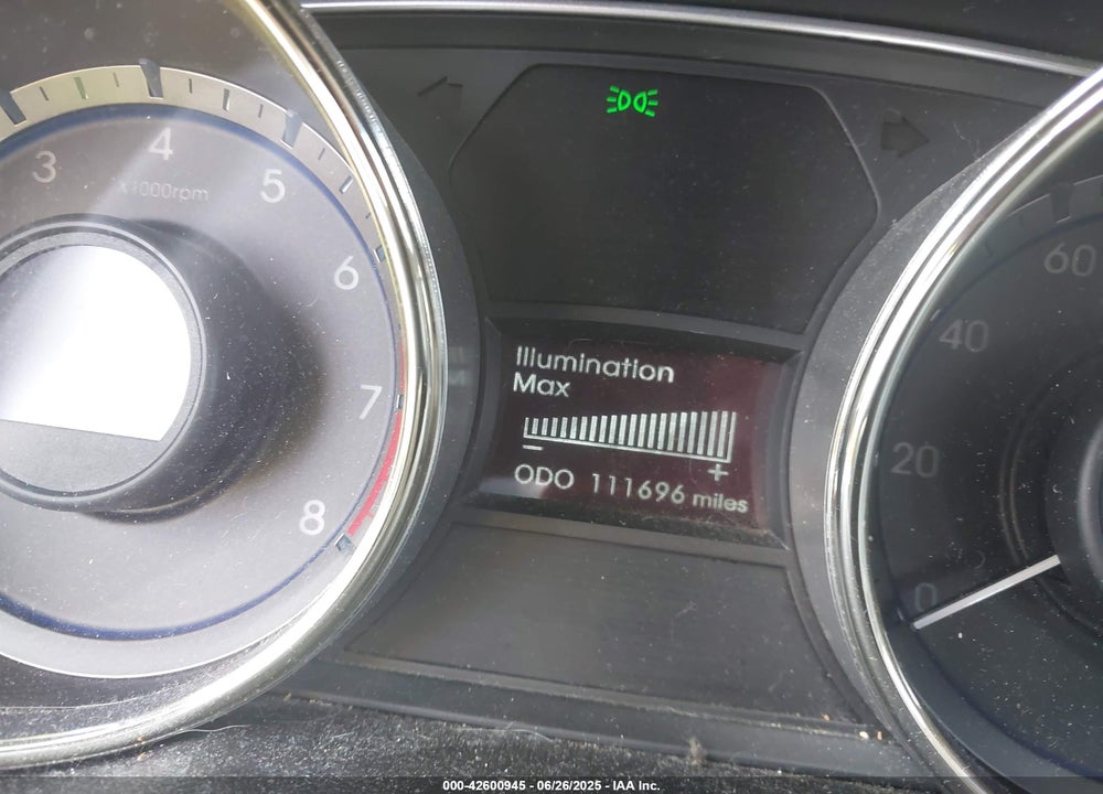 2013 HYUNDAI SONATA GLS VIN: 5NPEB4AC8DH522934