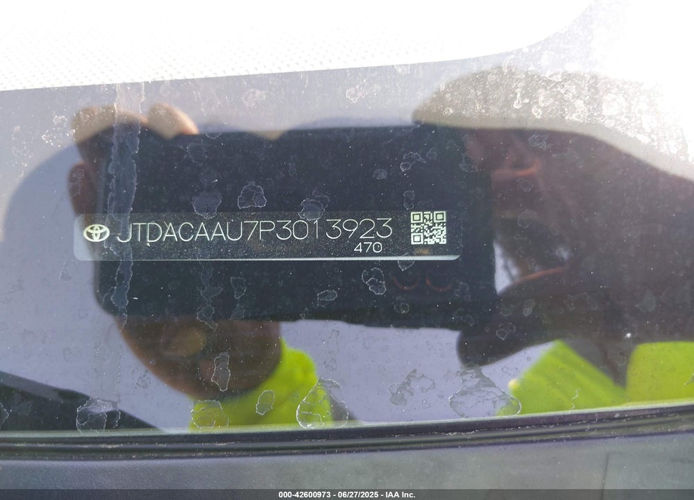 2023 TOYOTA PRIUS VIN: JTDACAAU7P3013923