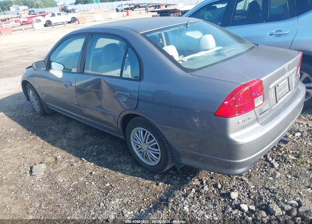 2004 HONDA CIVIC LX VIN: 2HGES165X4H558532