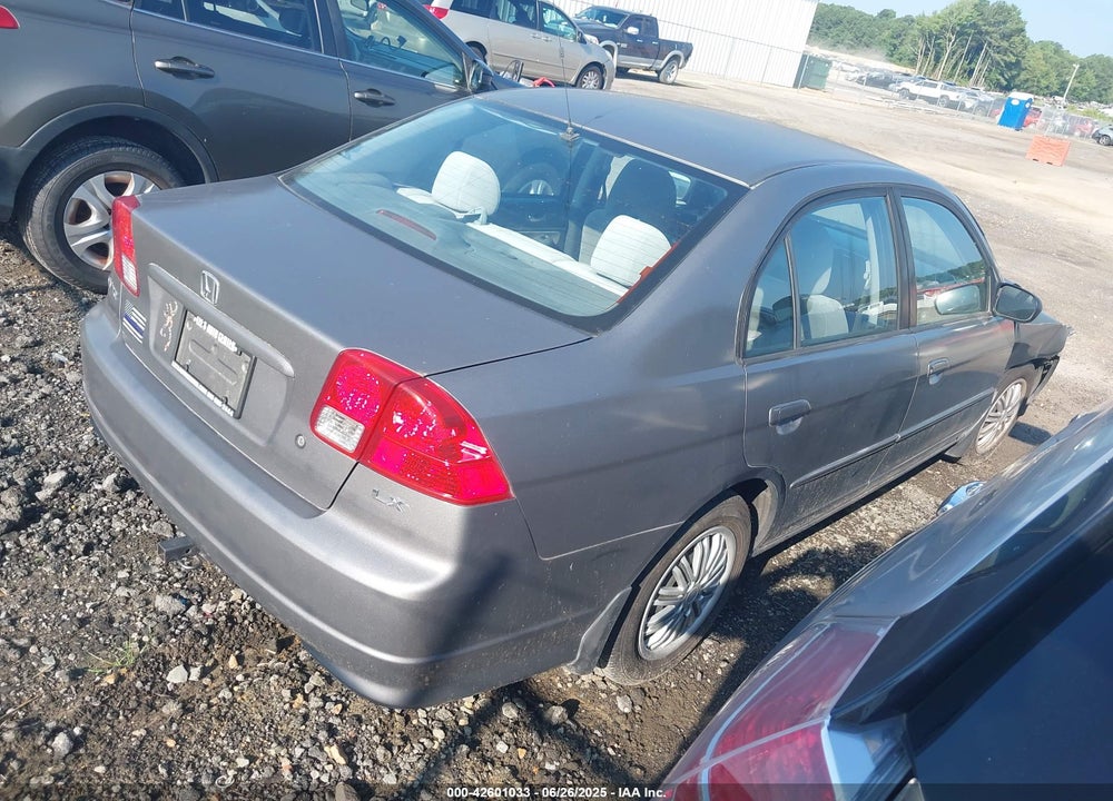 2004 HONDA CIVIC LX VIN: 2HGES165X4H558532