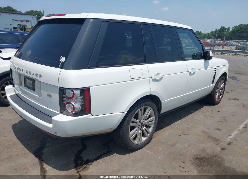 2012 LAND ROVER RANGE ROVER VIN: SALMF1D43CA372930