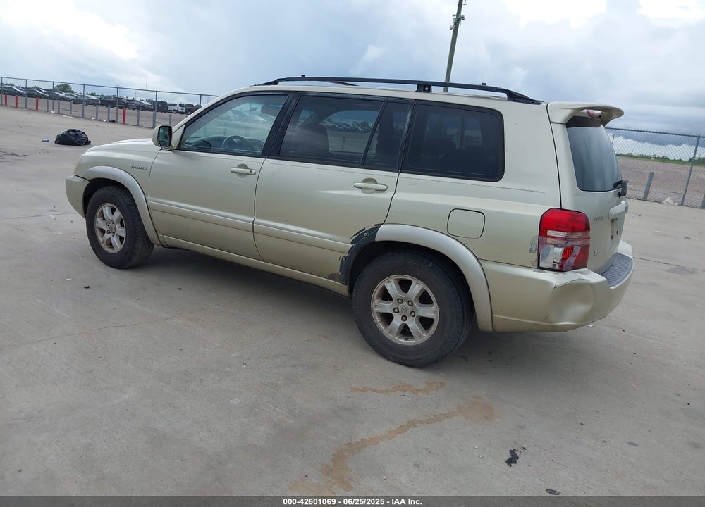 2003 TOYOTA HIGHLANDER LIMITED V6 VIN: JTEGF21A330116664
