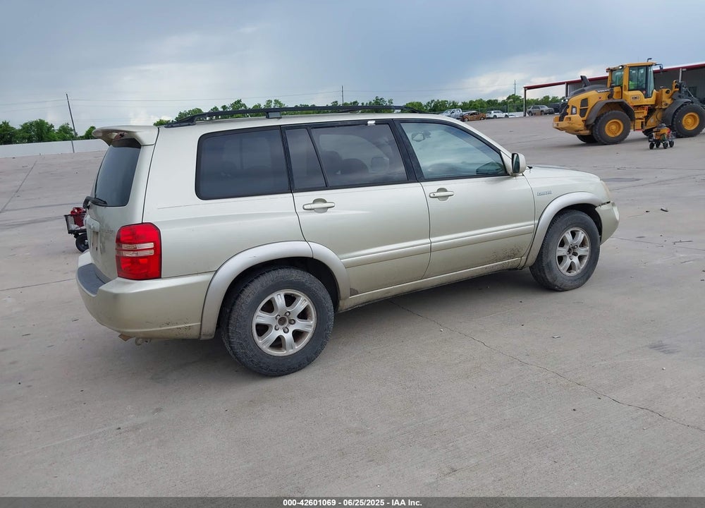 2003 TOYOTA HIGHLANDER LIMITED V6 VIN: JTEGF21A330116664